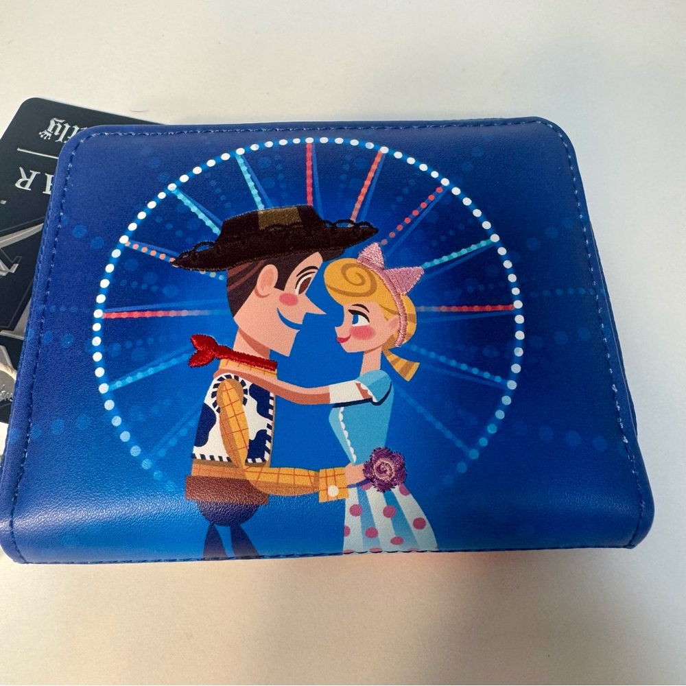 NWT. Loungefly Disney Pixar Moment Toy Story Woody Bo Peep Wallet.